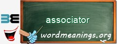 WordMeaning blackboard for associator